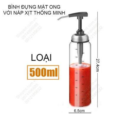 binh dung mat ong 500ml