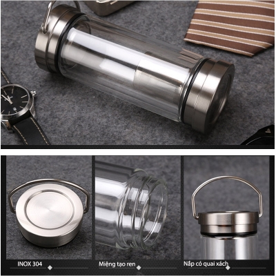 binh giu nhiet thuy tinh 2 lop 2 dau 300ml