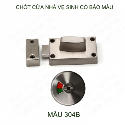 chot cua nha ve sinh co chi thi mau, mau 304B