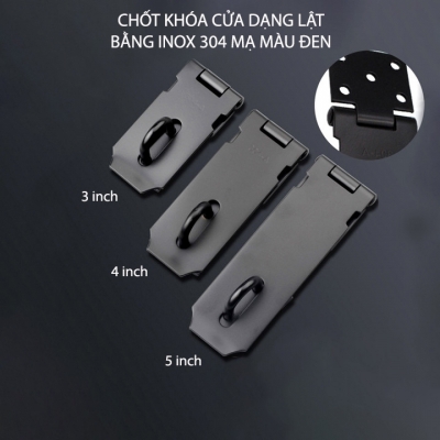 chot cua ma mau den 4 inch