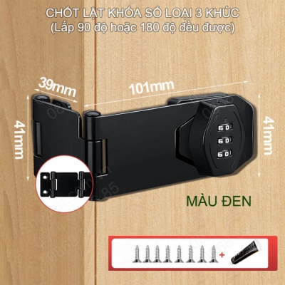 Chốt lật khóa số 3 khúc