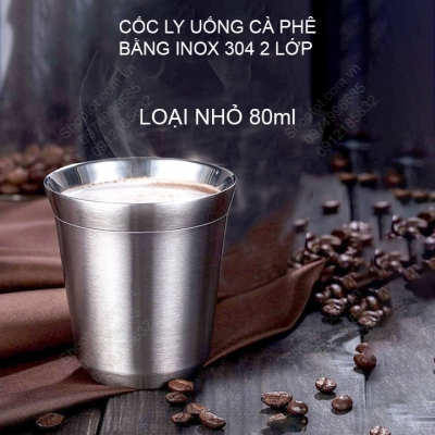 coc uong ca phe inox 304