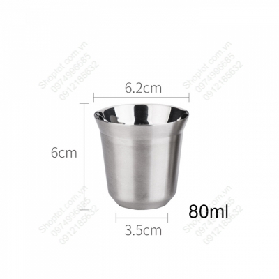 ly uong ca phe inox 304 2 lop