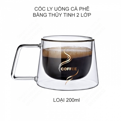 ly uong ca phe bang thuy tinh 2 lop