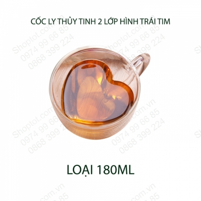 coc thuy tinh 2 lop hinh trai tim