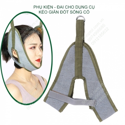 Đai cho dụng cụ kéo giãn đốt sống cổ, vật liệu vải dù DAIKC01