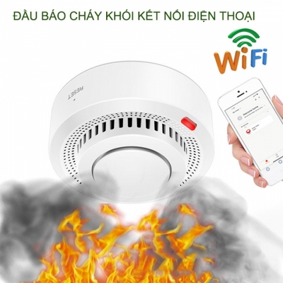 báo cháy khói kế nối wifi