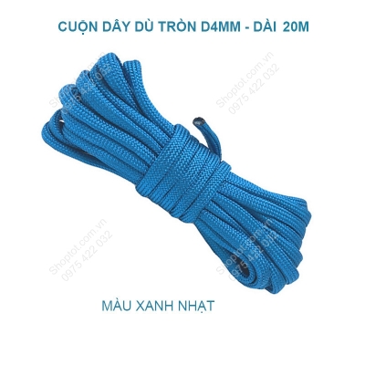 day du tron 4mm - dài 20m