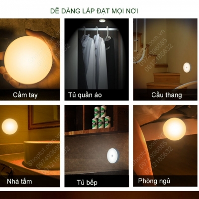 den led gan tuong nho gon