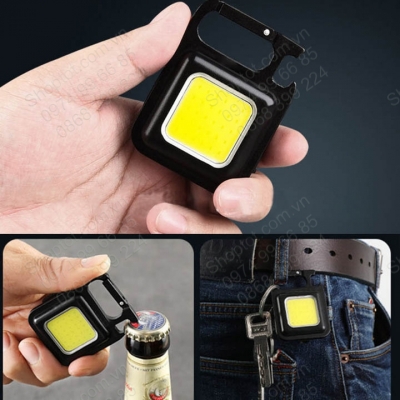đèn led kiêm móc khóa, mở nắp chai
