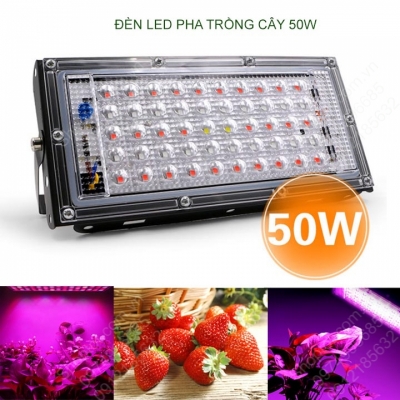 den led pha trong cay