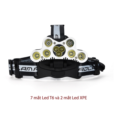 den pin sieu sang doi dau 9 bong led