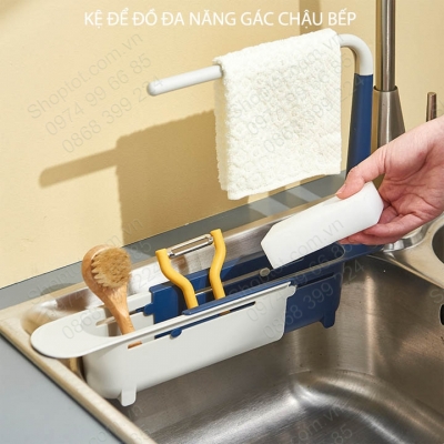 kệ để đồ rửa bát gắn chậu bếp