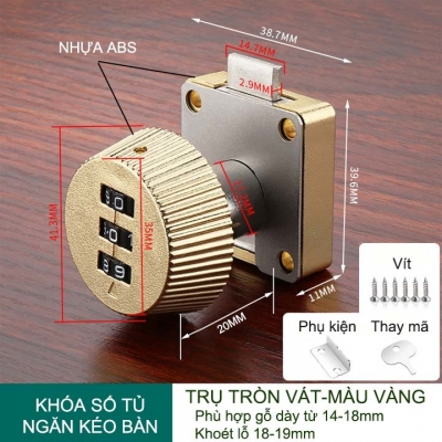 khoa so nhua ABS cho hom tu