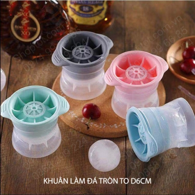 khay làm đá tròn to 6cm