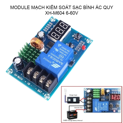 module mach kiem soat sac binh ac quy 6-60V