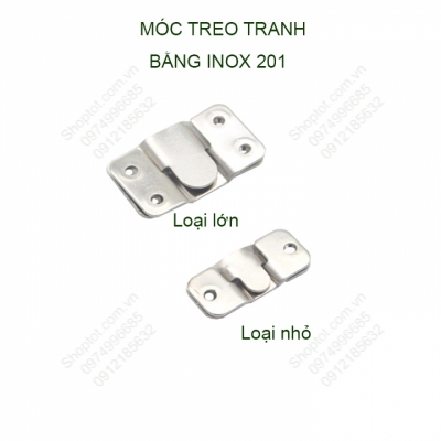 moc treo tranh inox 201
