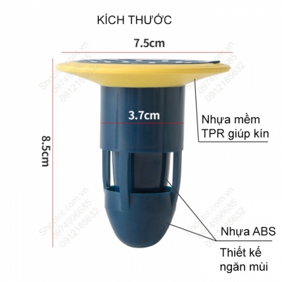loi thoat san nhua ABS-Cao su TPR