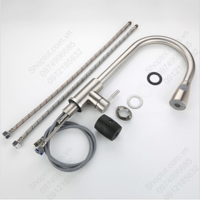 voi nuoc nha bep nong lanh inox 304