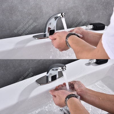 voi nuoc tu dong cho chau rua