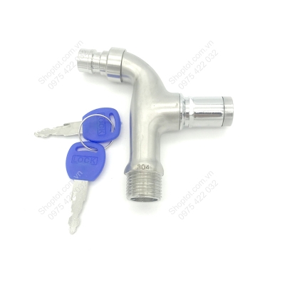 voi nuoc inox 304 mo bang khoa