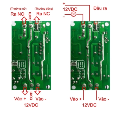 bo dieu khien tu xa 12VDC