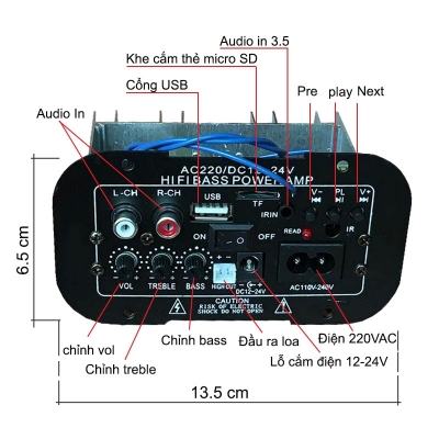 bo phat nhac tu the nho co ket noi bluetooth