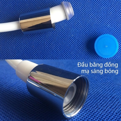 Dây mềm cho vòi xịt vệ sinh uốn hình lò xo bằng nhựa PU dài 1m5