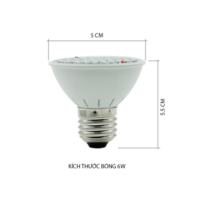 den led trong cay vo nhua