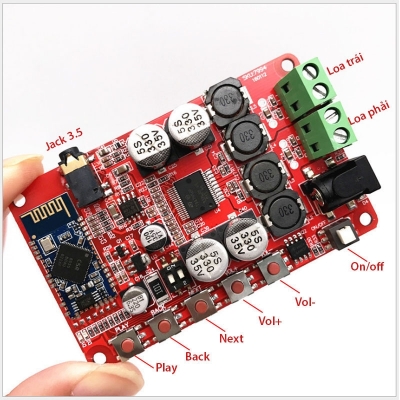 module mach am thanh ket noi bluetooth TDA7492P
