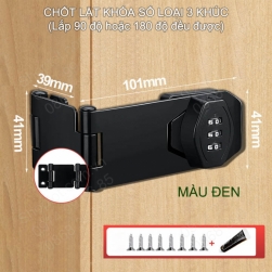 Chốt lật khóa số 3 khúc