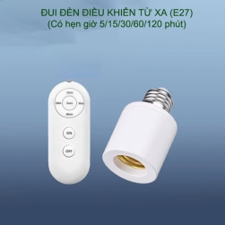 Đui đèn điều khiển từ xa kiêm hẹn giờ, loại đui xoáy E27