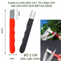 Bộ 2 dụng cụ mài kéo cắt tỉa cành cây, dao kéo đang năng (màu ngẫu nhiên)