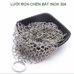 Lưới rửa bán chén thế hệ mới bằng inox 304 bền, chắc chắn, loại 6 inch
