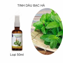 Tinh dầu Bạc hà 100% nguyên chất, lọ 50ml
