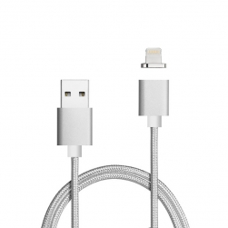 Cáp sạc điện thoại thông minh đầu có từ tính (nam châm) tự hút (dùng cho Iphone)