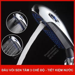 Đầu vòi sen tắm 3 chế độ, tiết kiệm nước, thiết kế hình cá heo DP318