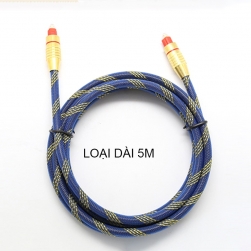 Dây cáp quang Audio dài 5m vỏ bọc lưới siêu bền OD6-5