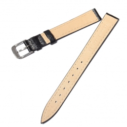 Dây đồng hồ nữ bằng da bò thật - size (cỡ) 12-14-16 (đen-nâu)