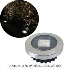 Đèn Led pha năng lượng mặt trời 1W âm đất