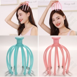 Dụng cụ massage đầu 12 tay nhựa PE đầu bi lớn 8mm bằng thép