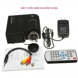 Máy chiếu mini gia đình UC28 plus 24W (màu đen)