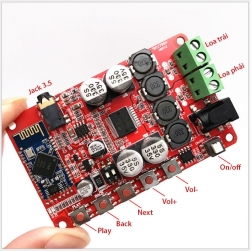 Module mạch TDA7492P khuếch đại âm thanh Bluetooth CSR4.0 (50W)