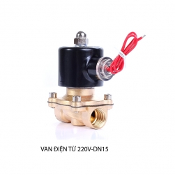 Van nước điện từ 220V, 2W-160-15, ren trong D15
